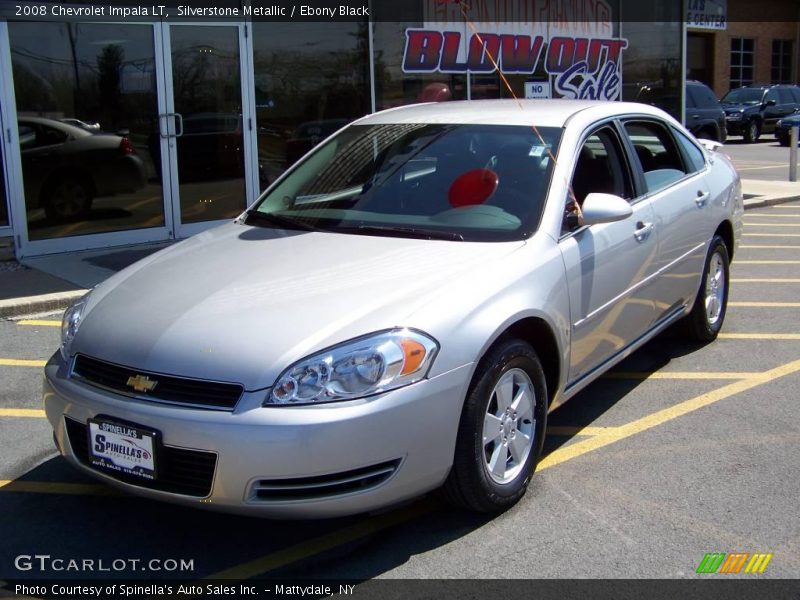 Silverstone Metallic / Ebony Black 2008 Chevrolet Impala LT