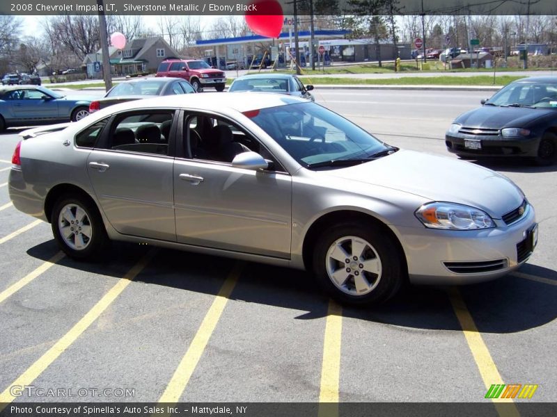 Silverstone Metallic / Ebony Black 2008 Chevrolet Impala LT