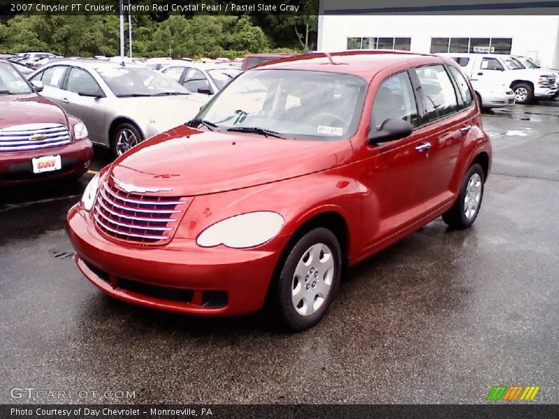 Inferno Red Crystal Pearl / Pastel Slate Gray 2007 Chrysler PT Cruiser