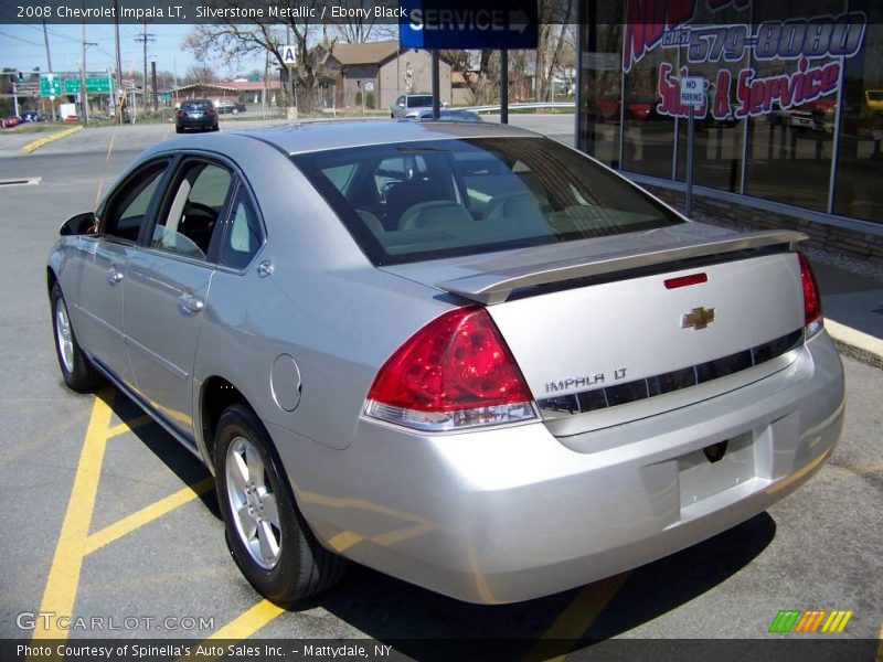 Silverstone Metallic / Ebony Black 2008 Chevrolet Impala LT