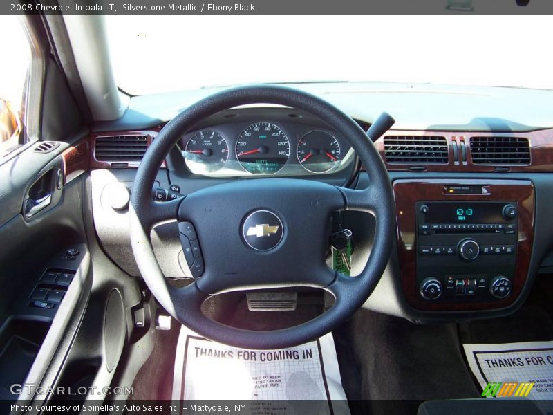 Silverstone Metallic / Ebony Black 2008 Chevrolet Impala LT