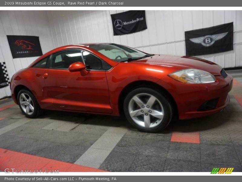 Rave Red Pearl / Dark Charcoal 2009 Mitsubishi Eclipse GS Coupe