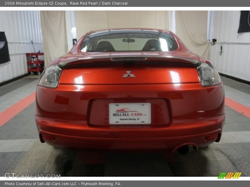 Rave Red Pearl / Dark Charcoal 2009 Mitsubishi Eclipse GS Coupe