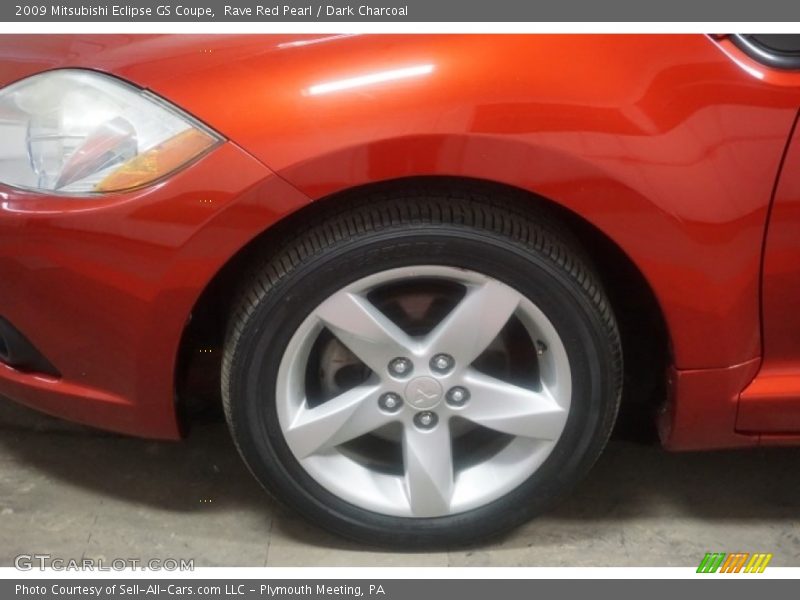 Rave Red Pearl / Dark Charcoal 2009 Mitsubishi Eclipse GS Coupe