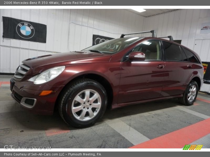 Barolo Red Metallic / Black 2006 Mercedes-Benz R 350 4Matic