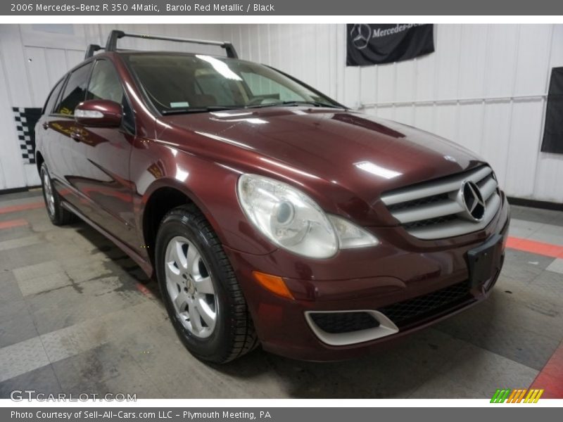 Barolo Red Metallic / Black 2006 Mercedes-Benz R 350 4Matic