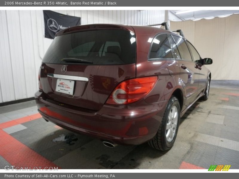 Barolo Red Metallic / Black 2006 Mercedes-Benz R 350 4Matic