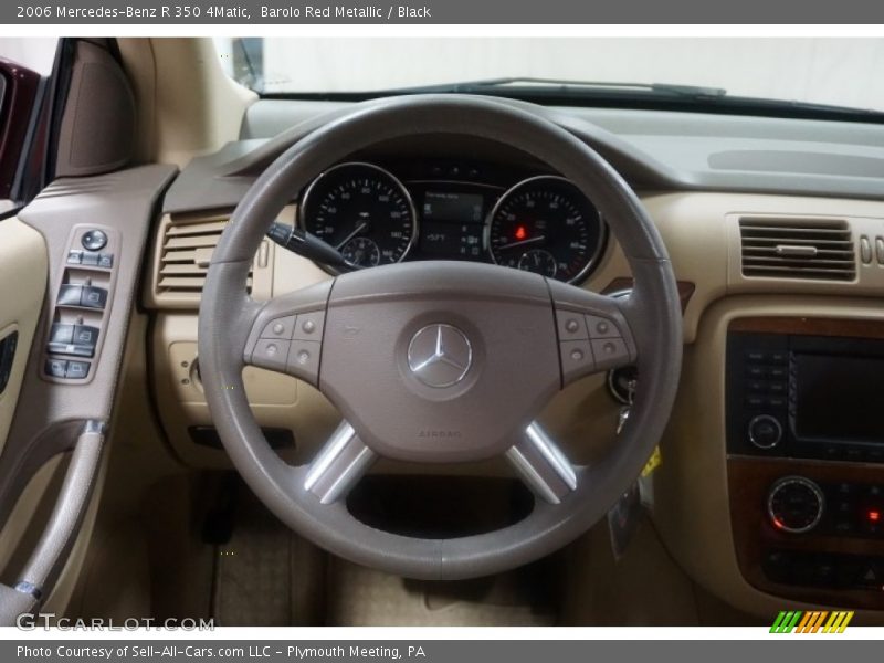 Barolo Red Metallic / Black 2006 Mercedes-Benz R 350 4Matic