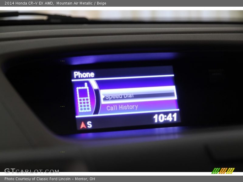 Mountain Air Metallic / Beige 2014 Honda CR-V EX AWD