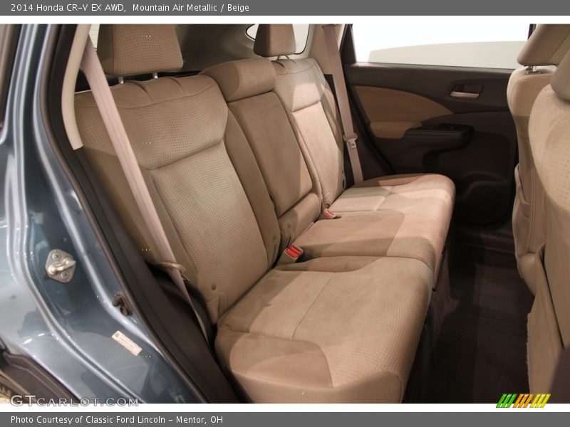 Mountain Air Metallic / Beige 2014 Honda CR-V EX AWD