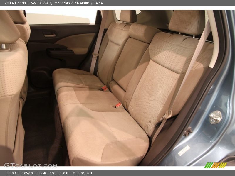 Mountain Air Metallic / Beige 2014 Honda CR-V EX AWD