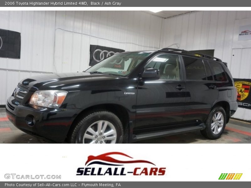 Black / Ash Gray 2006 Toyota Highlander Hybrid Limited 4WD