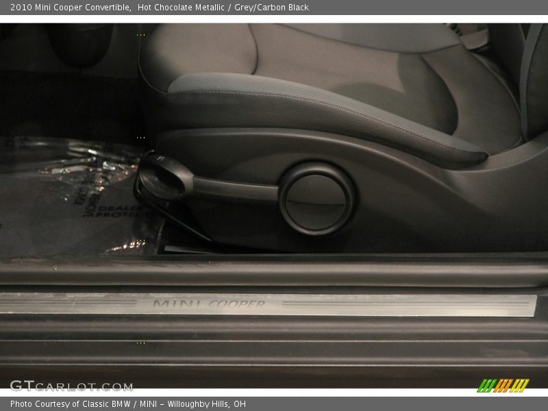 Hot Chocolate Metallic / Grey/Carbon Black 2010 Mini Cooper Convertible