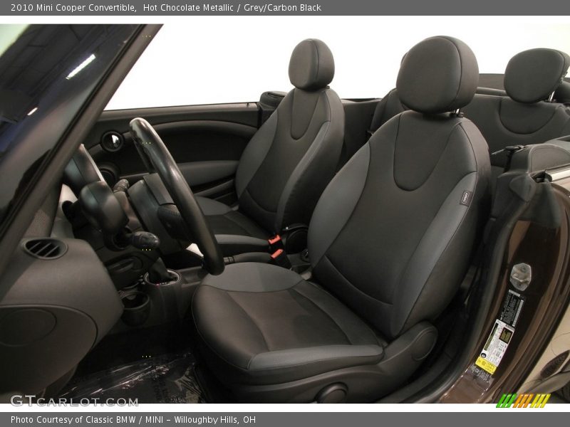 Hot Chocolate Metallic / Grey/Carbon Black 2010 Mini Cooper Convertible