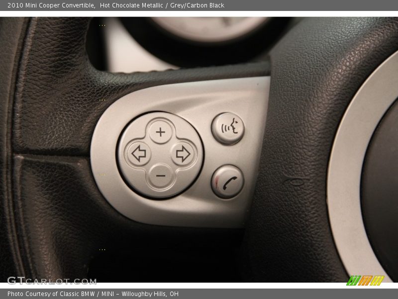 Hot Chocolate Metallic / Grey/Carbon Black 2010 Mini Cooper Convertible