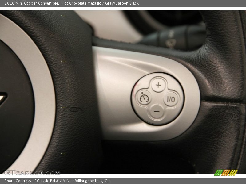 Hot Chocolate Metallic / Grey/Carbon Black 2010 Mini Cooper Convertible