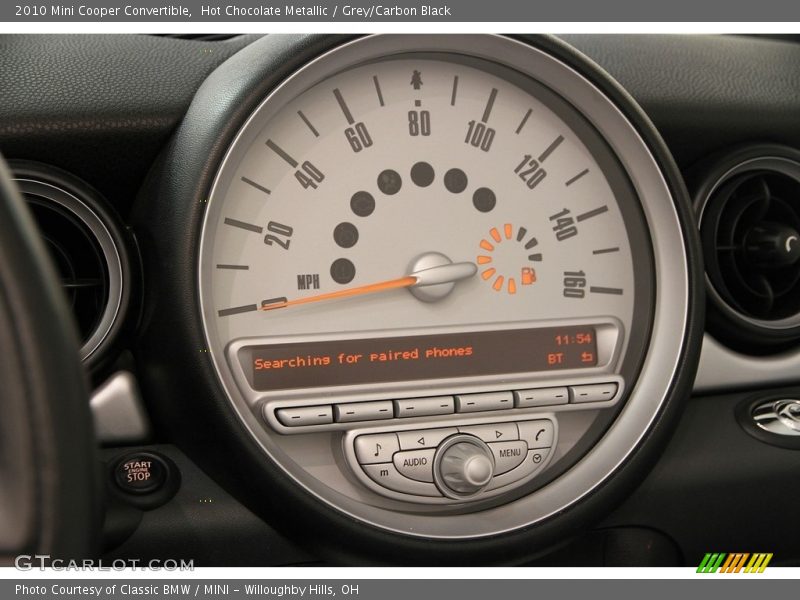 Hot Chocolate Metallic / Grey/Carbon Black 2010 Mini Cooper Convertible