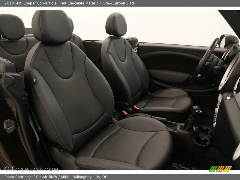 Hot Chocolate Metallic / Grey/Carbon Black 2010 Mini Cooper Convertible