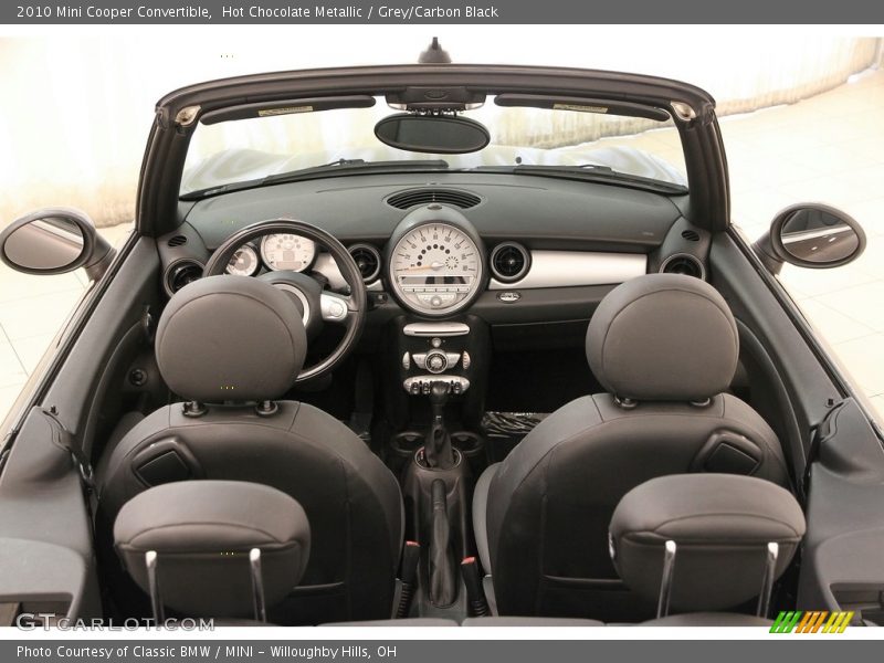 Hot Chocolate Metallic / Grey/Carbon Black 2010 Mini Cooper Convertible