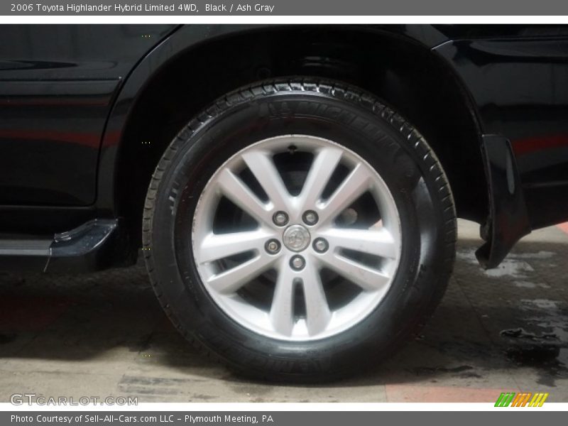 Black / Ash Gray 2006 Toyota Highlander Hybrid Limited 4WD
