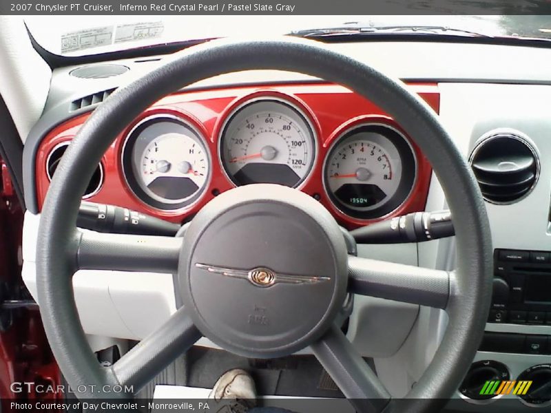 Inferno Red Crystal Pearl / Pastel Slate Gray 2007 Chrysler PT Cruiser