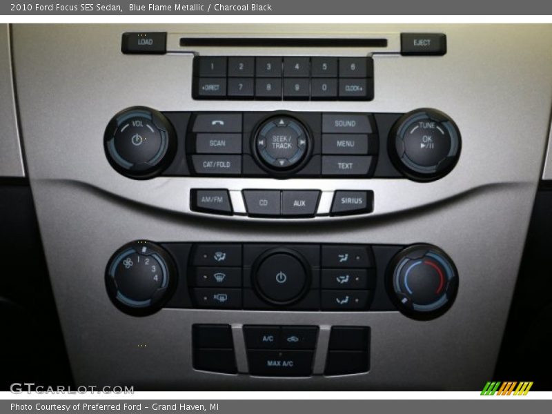 Blue Flame Metallic / Charcoal Black 2010 Ford Focus SES Sedan