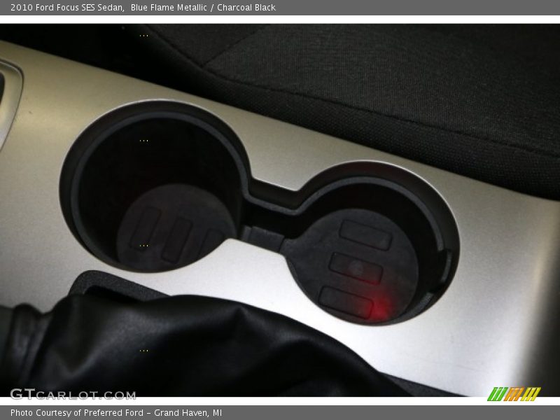 Blue Flame Metallic / Charcoal Black 2010 Ford Focus SES Sedan