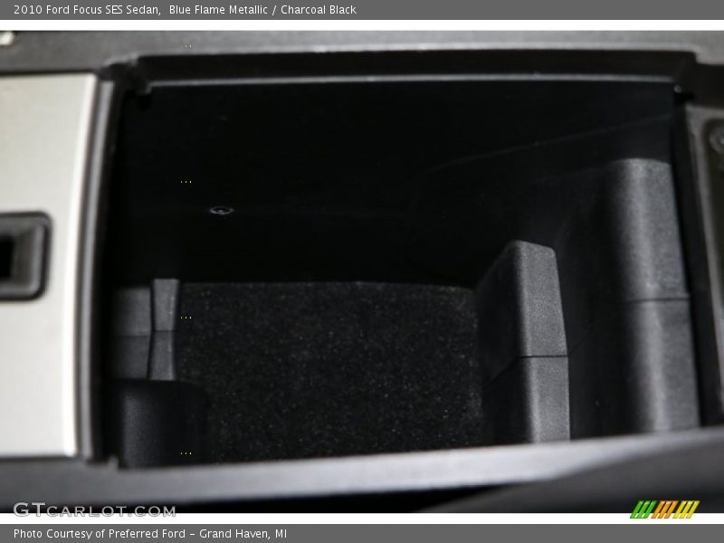 Blue Flame Metallic / Charcoal Black 2010 Ford Focus SES Sedan