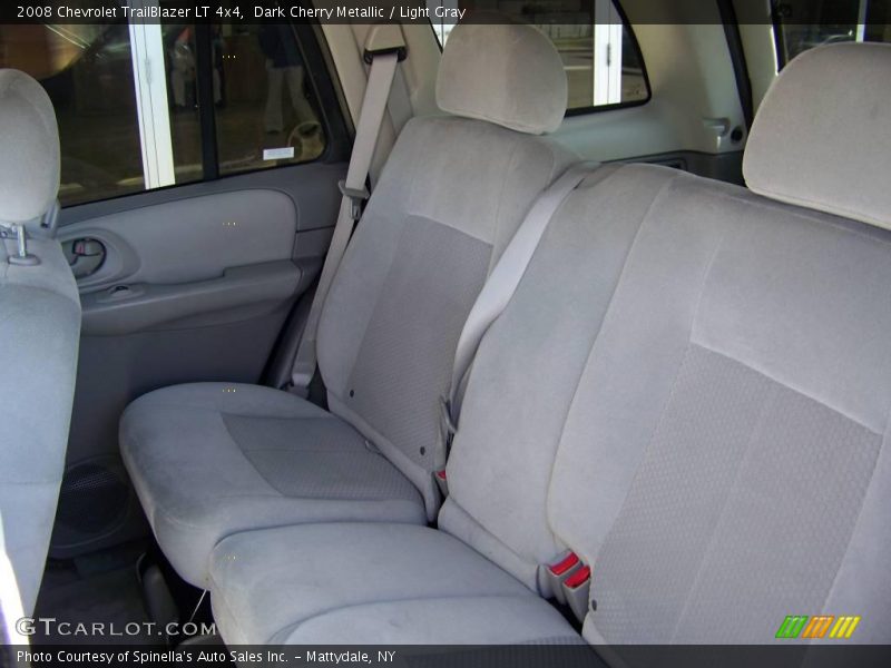 Dark Cherry Metallic / Light Gray 2008 Chevrolet TrailBlazer LT 4x4