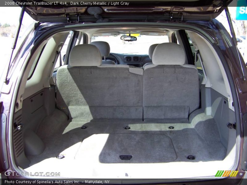 Dark Cherry Metallic / Light Gray 2008 Chevrolet TrailBlazer LT 4x4