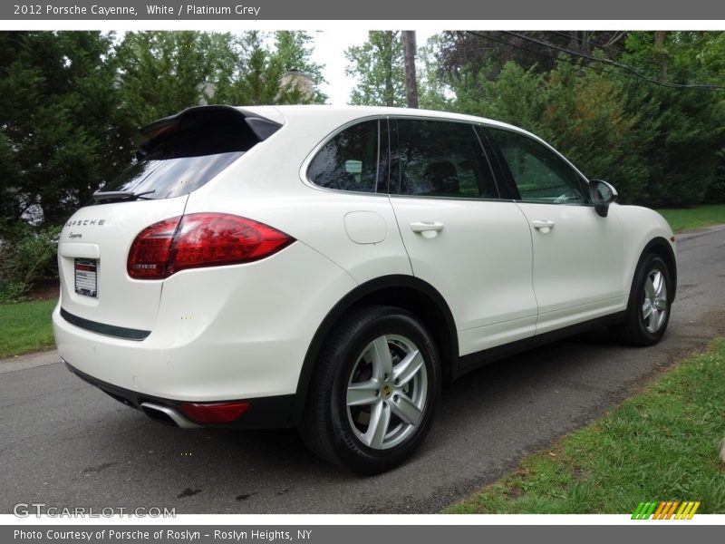 White / Platinum Grey 2012 Porsche Cayenne
