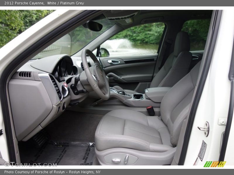 White / Platinum Grey 2012 Porsche Cayenne