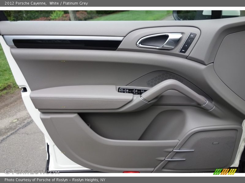 White / Platinum Grey 2012 Porsche Cayenne