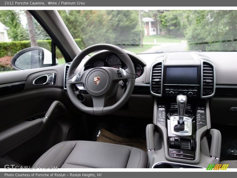 White / Platinum Grey 2012 Porsche Cayenne