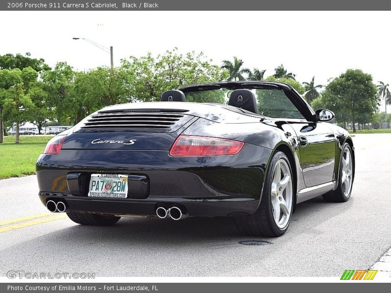 Black / Black 2006 Porsche 911 Carrera S Cabriolet