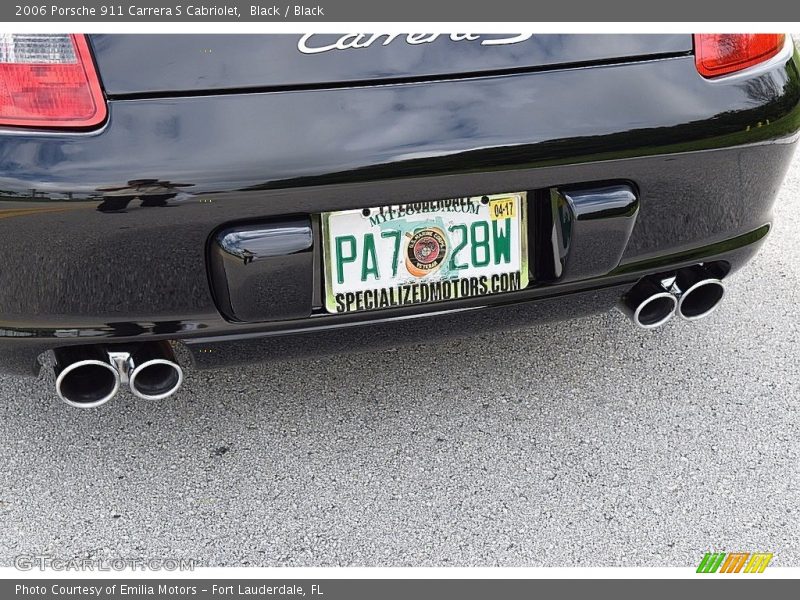 Black / Black 2006 Porsche 911 Carrera S Cabriolet