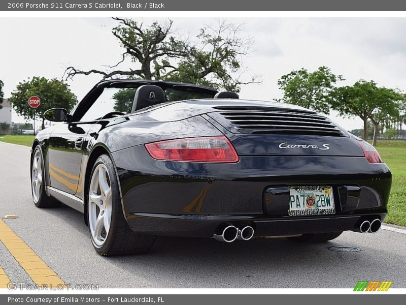 Black / Black 2006 Porsche 911 Carrera S Cabriolet