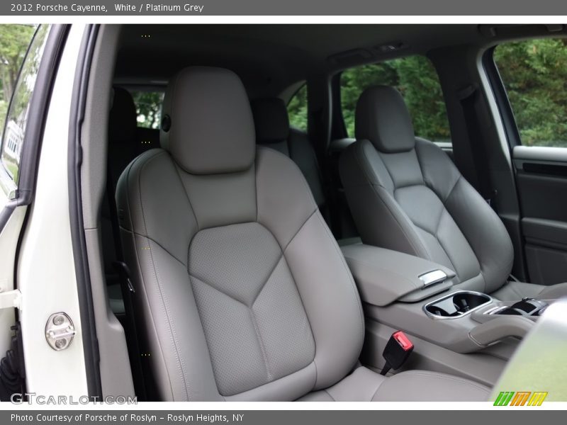 White / Platinum Grey 2012 Porsche Cayenne
