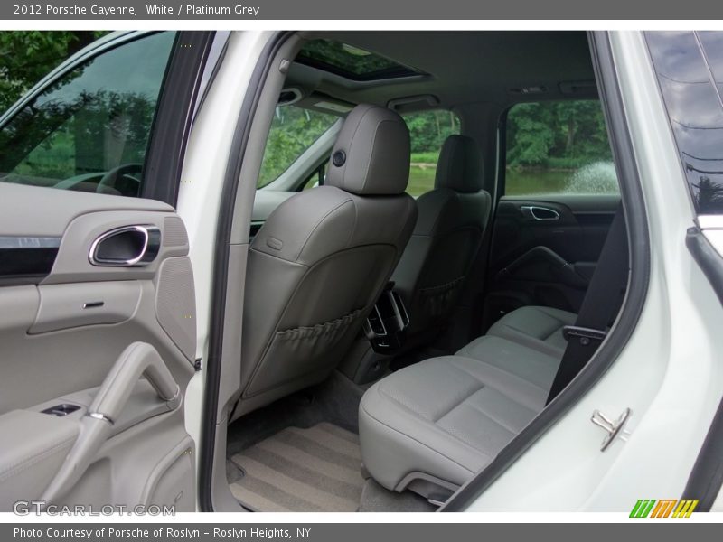 White / Platinum Grey 2012 Porsche Cayenne