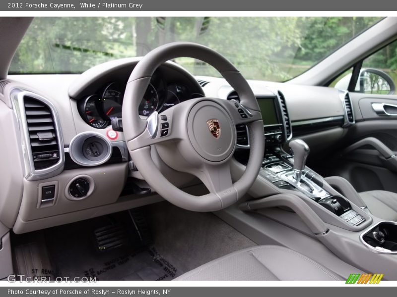 White / Platinum Grey 2012 Porsche Cayenne