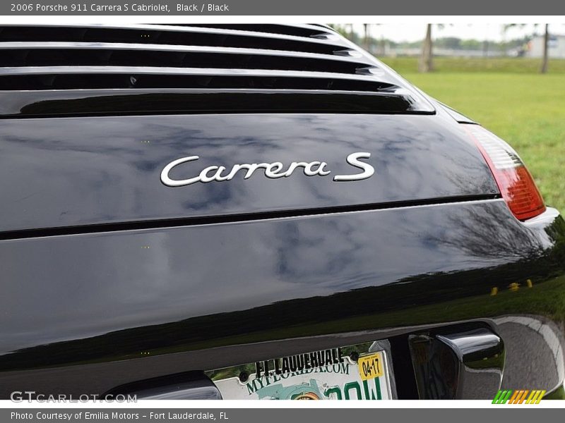 Black / Black 2006 Porsche 911 Carrera S Cabriolet