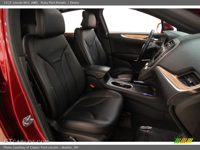 Ruby Red Metallic / Ebony 2015 Lincoln MKC AWD