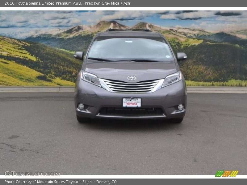 Predawn Gray Mica / Ash 2016 Toyota Sienna Limited Premium AWD