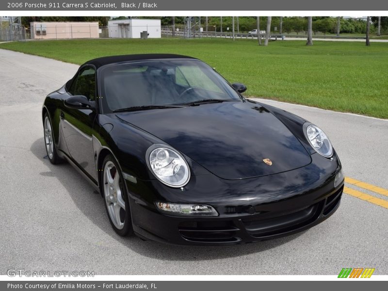 Black / Black 2006 Porsche 911 Carrera S Cabriolet