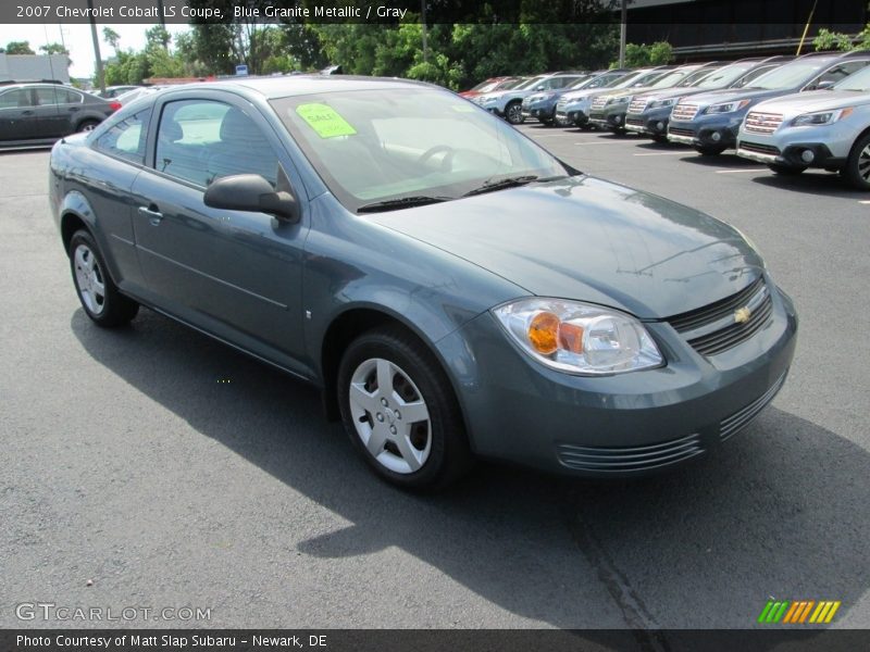 Blue Granite Metallic / Gray 2007 Chevrolet Cobalt LS Coupe