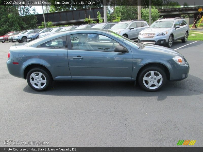 Blue Granite Metallic / Gray 2007 Chevrolet Cobalt LS Coupe