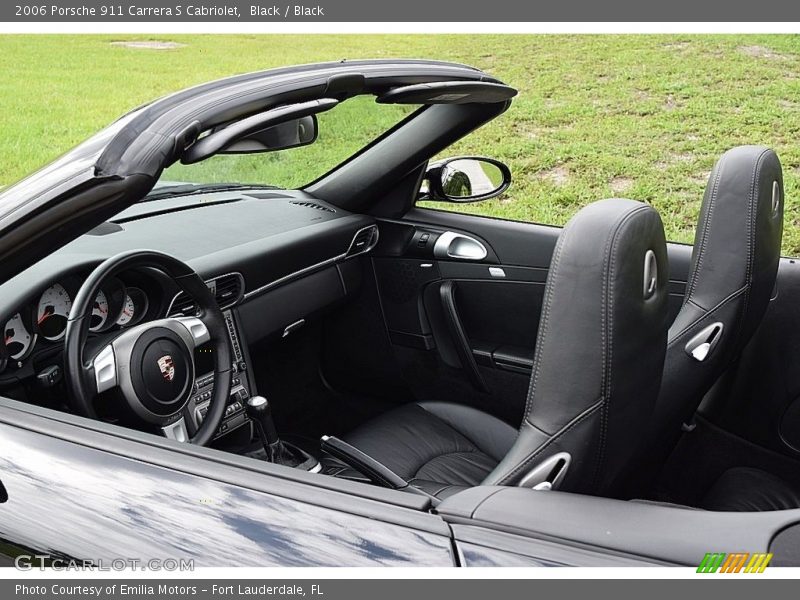 Black / Black 2006 Porsche 911 Carrera S Cabriolet