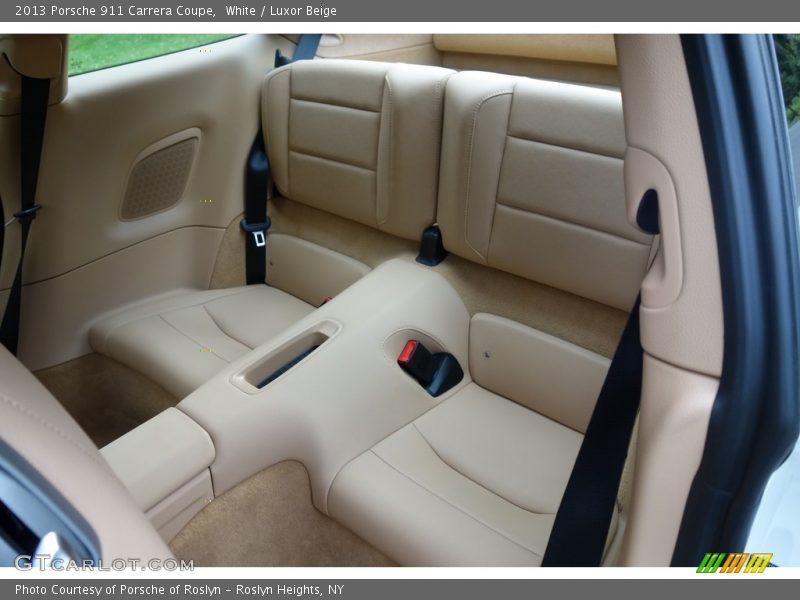 White / Luxor Beige 2013 Porsche 911 Carrera Coupe