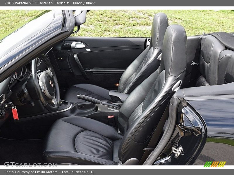 Front Seat of 2006 911 Carrera S Cabriolet