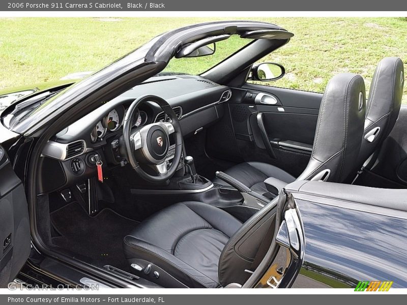  2006 911 Carrera S Cabriolet Black Interior